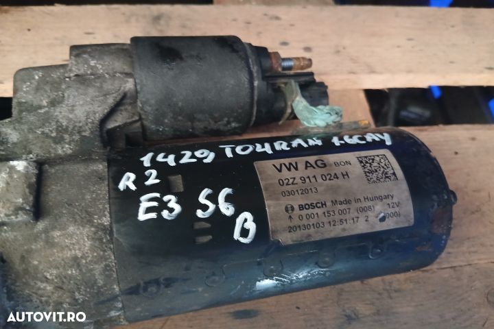 Electromotor 02Z911024H 02Z911024H Volkswagen VW Touran 1 [2th faceli - 4