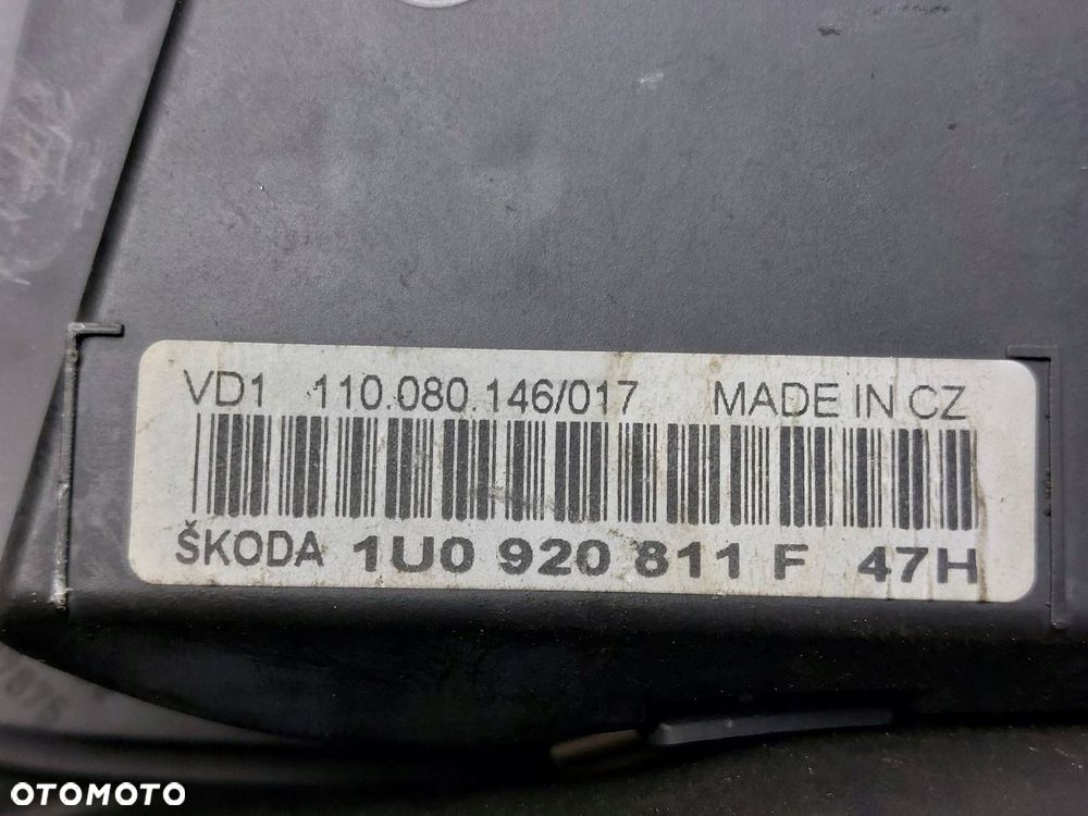 ZESTAW STARTOWY SKODA OCTAVIA I FL 1.9 TDI 038906012G 4B0905851C 1U0920811F - 7
