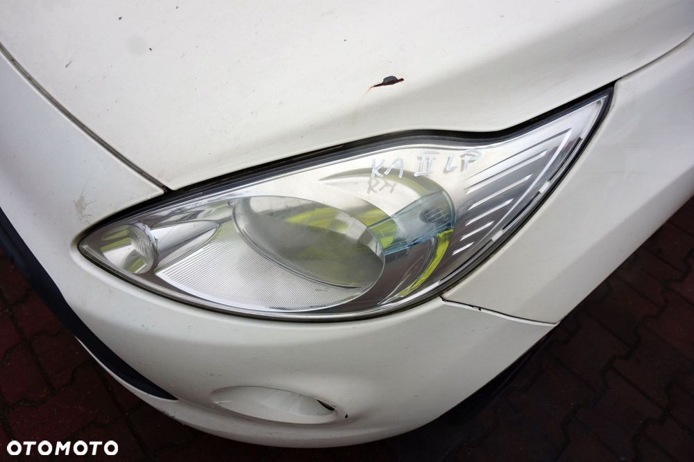 MASKA ZDERZAK BŁOTNIKI LAMPY KA II RU8 F9  FORD 2008-2016 BIAŁY PRZÓD KOMPLETNY - 7