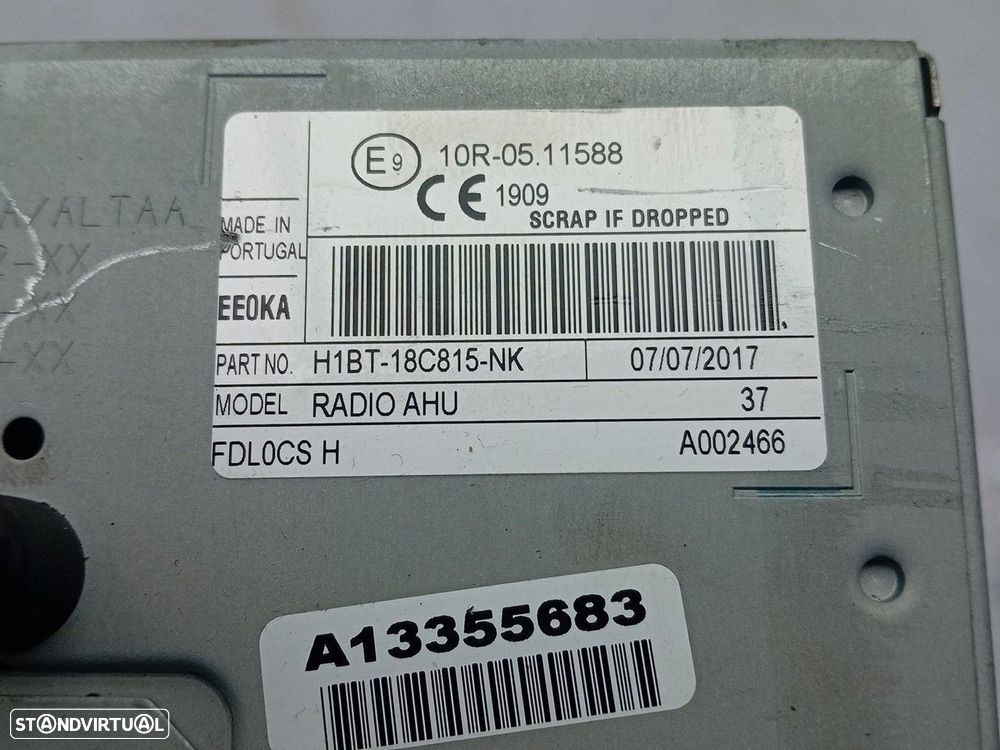 Rádio / auto-rádio FORD Fiesta VII (HJ, HF) - 5