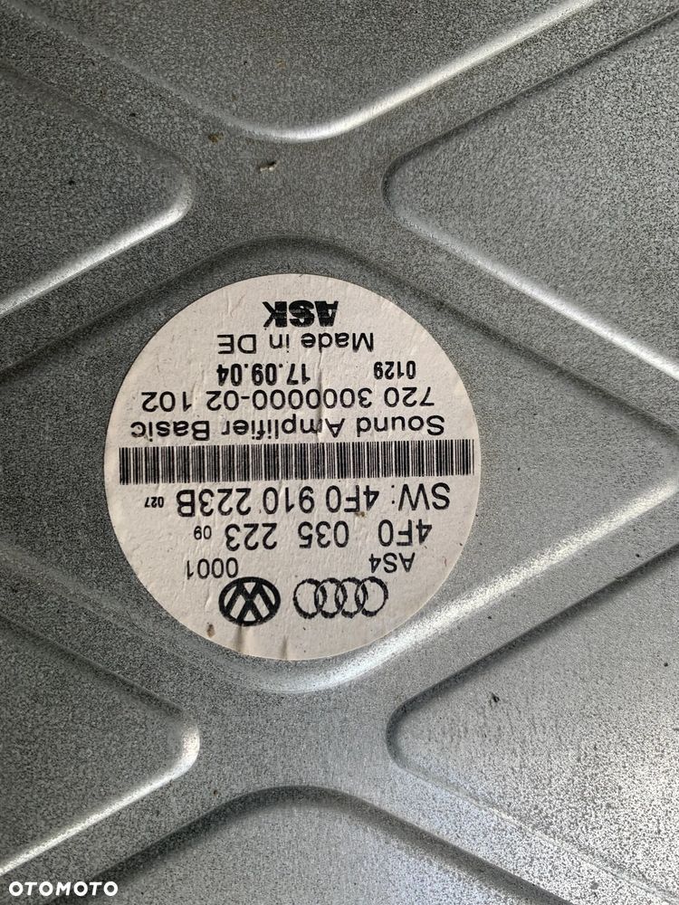 wzmacniacz 4F0035223 4F0910223C 4F0910223B Audi A6 C6 - 4