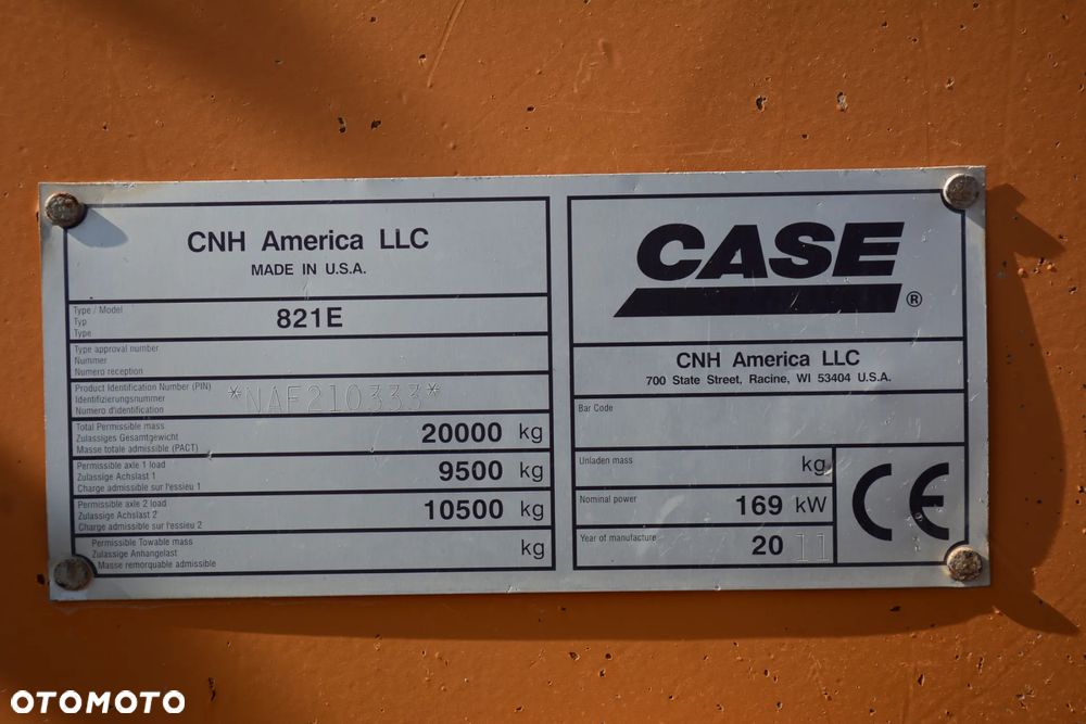 Case 821E / Opony 50% / 2011 / Bardzo dobry stan - 10
