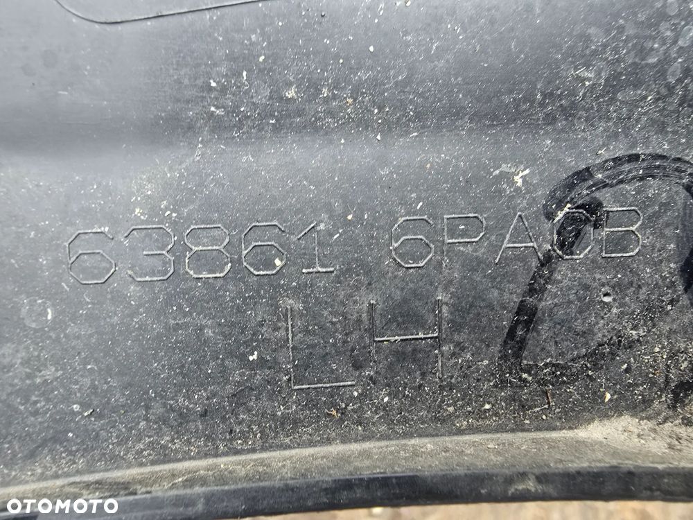 Nissan juke f16 listwa błotnika lewa 63861 6pacb - 3