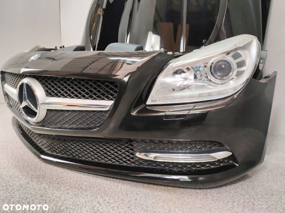 MERCEDES SLK W172 ZDERZAK MASKA CHŁODNICE PAS LAMPY BŁOTNIKI BELKA PRZÓD - 5