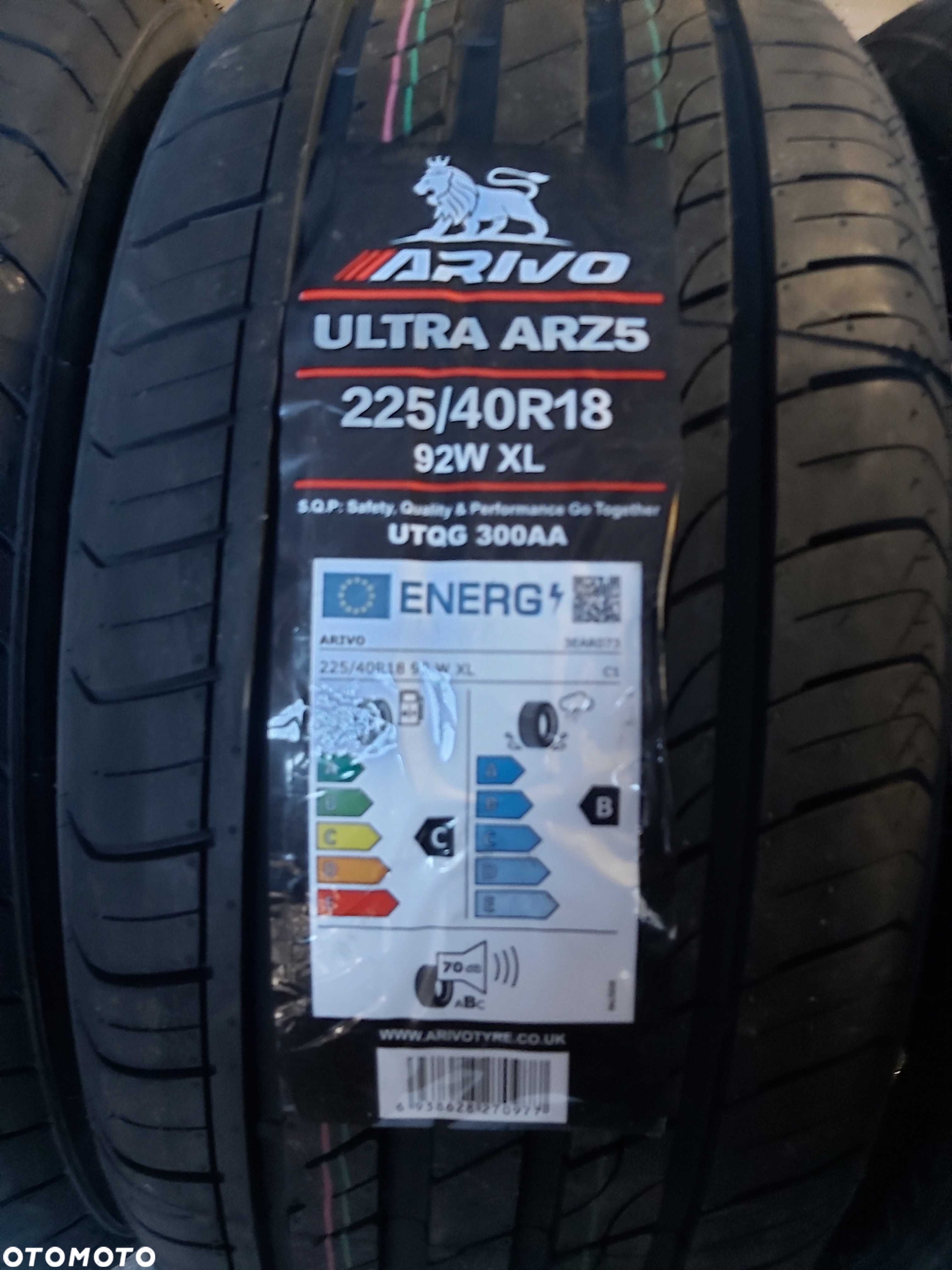 225/40R18 92W ARIVO ULTRA ARZ5 dwie nowe opony letnie - 1