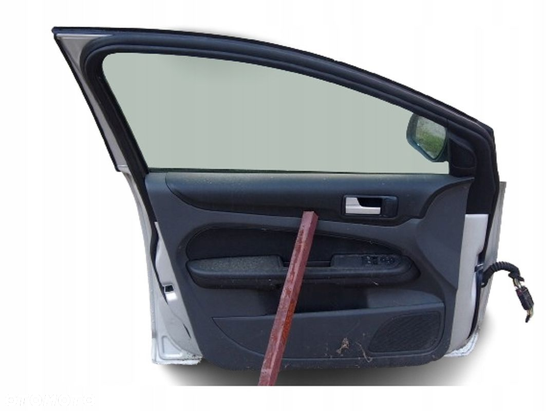 DRZWI LEWE PRZÓD PRZEDNIE FORD FOCUS MK2 SREBRNE KOMPLETNE HB / KOMBI - 3