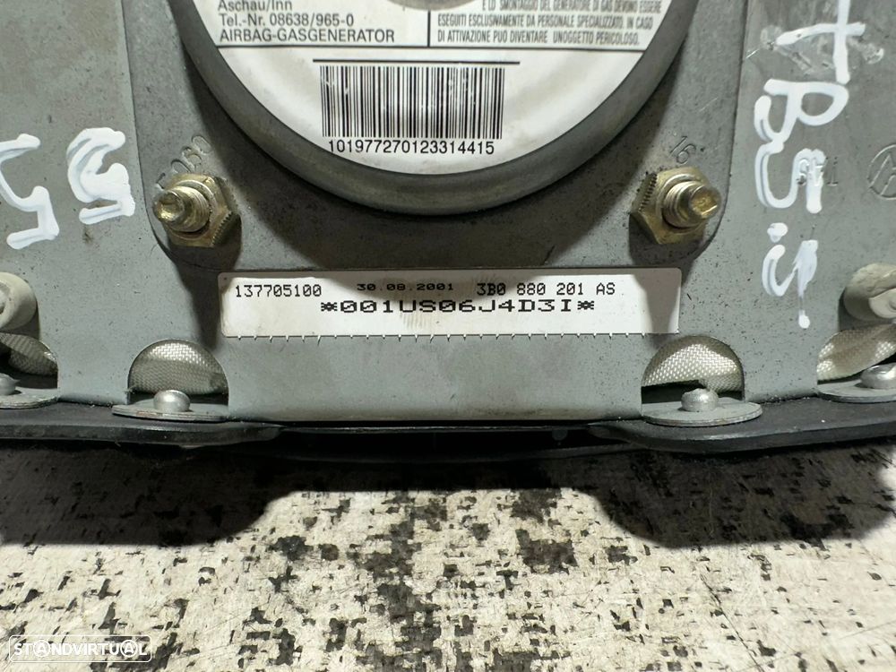 .Airbag Volante VW Volkswagen 3B0880201A 1997 - 2005 - 7
