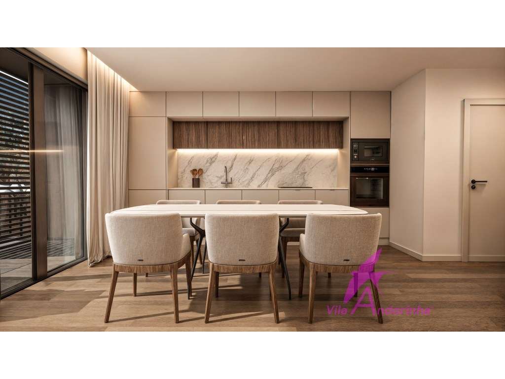 APARTAMENTO T2 COM VARANDA E GARAGEM FECHADA EM FASE CONSTRUÇÃO - Grande imagem: 4/23