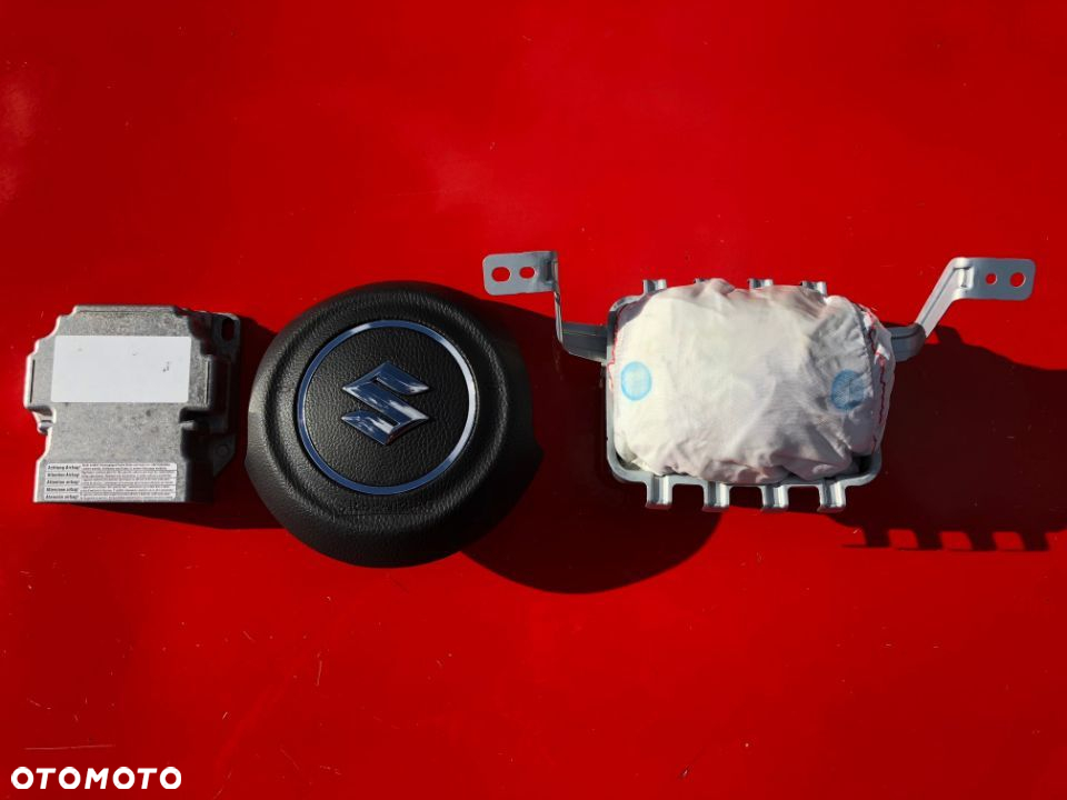 SUZUKI SWIFT MK8 JIMNY ACROSS BALENO IGNIS CELERIO SWACE AIRBAG PODUSZKA POWIETRZNA KIEROWCY PASAŻERA DESKA KONSOLA PAS PASY KURTYNA FOTELOWA FOTELA regeneracja naprawa Raz2 OKAZJA WARTO - 2