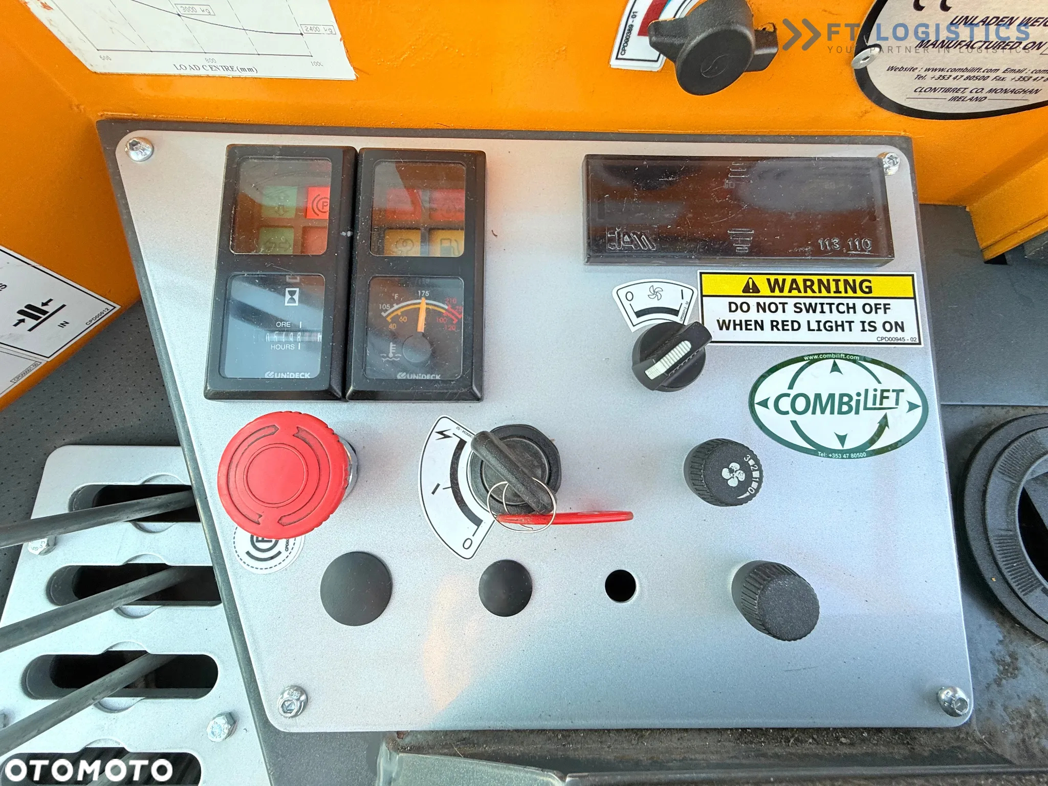 Combilift C4000 / GAS / TRIPLEX - 5600MM / WOLNY SKOK / PRZESUW WIDEŁ / JAK NOWY - 29