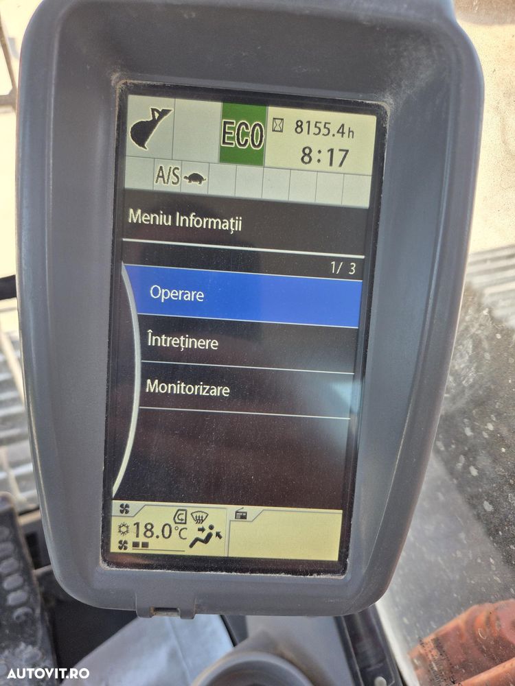 Hitachi ZX300LC-6, 2020, 8.155h, cupa NOUA 1,8m, 31,3 tone, protectie cabina, inst picon pe brate, gresare automata, lant 90% bun doar 700h deplasare, ad sapare 8m, motor Isuzu, 3 pompe hidr HITACHI, camera spate si laterale, STARE BUNA, 94.900 Eur+Tva - 6