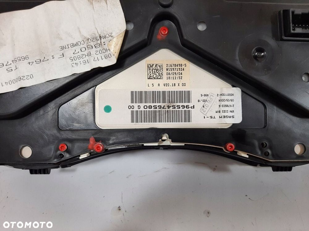 PEUGEOT 307 SW 1.6HDI 05R STEROWNIK SILNIKA ZESTAW 0281011234 9655698280 - 9