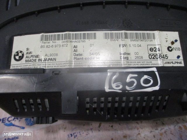 Display Relogio 65826973672 BMW E90 FASE 1 2005 320D 163CV 4P CINZA - 4
