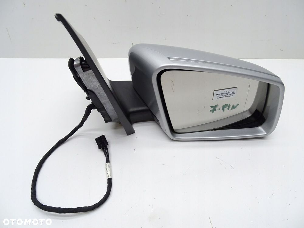 LUSTERKO PRAWE PRAWY PRZÓD PRZEDNIE MERCEDES W246 B-KLASA 14R 761 7 PIN - 1