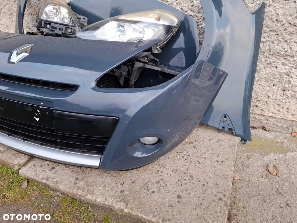 ZDERZAK MASKA BŁOTNIK KOMPLETNY PRZÓD RENAULT CLIO III 3 LIFT - 4