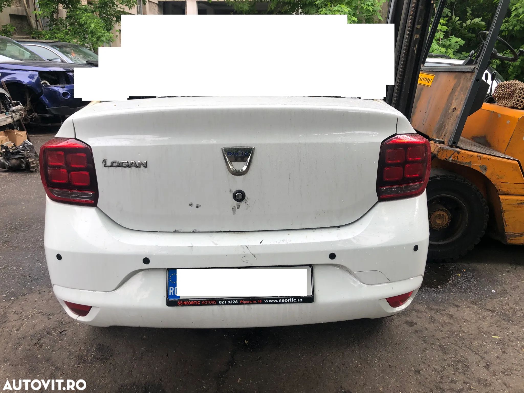 Haion portbagaj Dacia Logan 2 facelift 2019 alb - 1