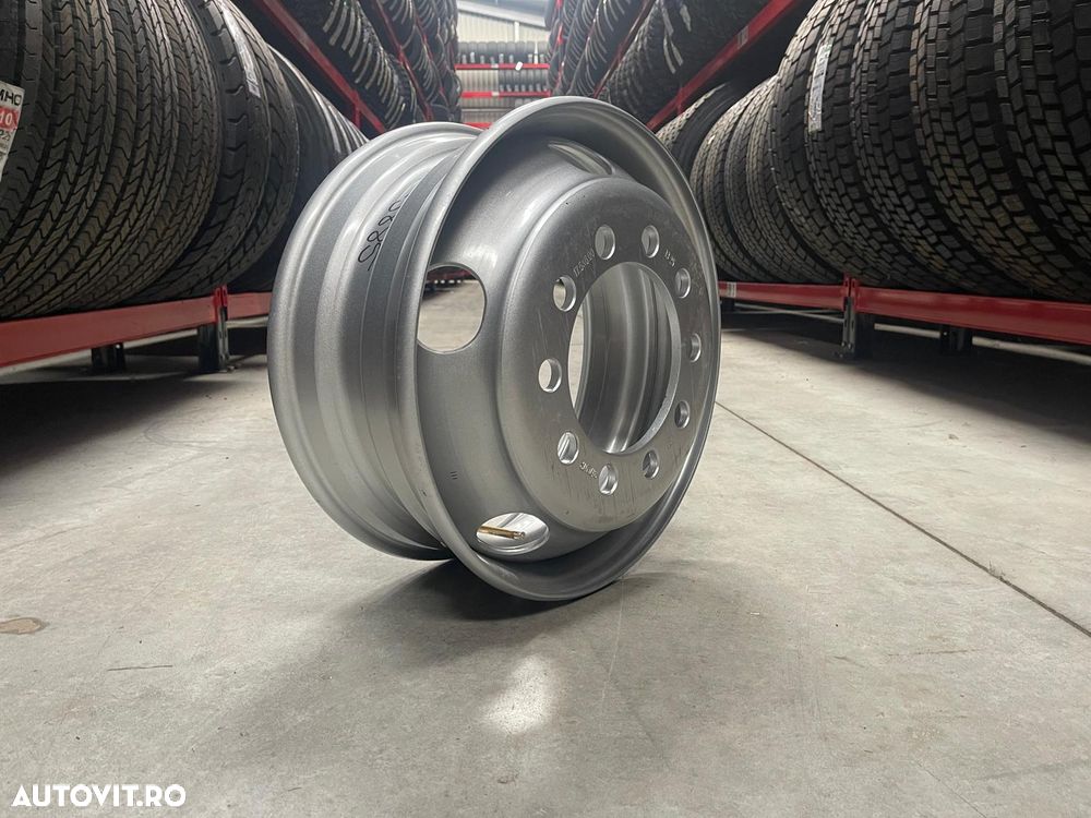 Janta NOUA  Otel 6.00X17.5 Hamp 10 prezoane, 70 mm intre prezoane, fiu 175 mm, flansa laterala Valva interioara Toate Pozitiile - 2