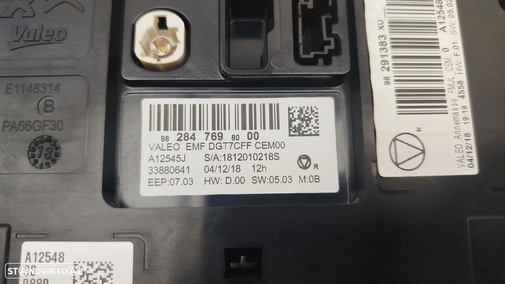 Display / ecrã de informações CITROËN C3 III (SX) - 6