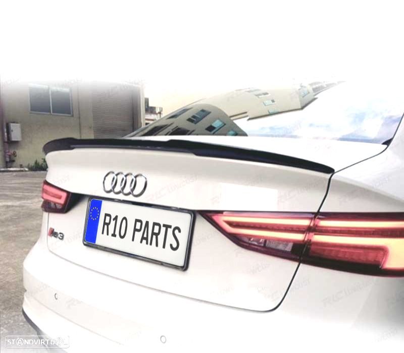 AILERON AUDI A3 8V SEDÁN 12-20 LOOK RS3 ABS - 1