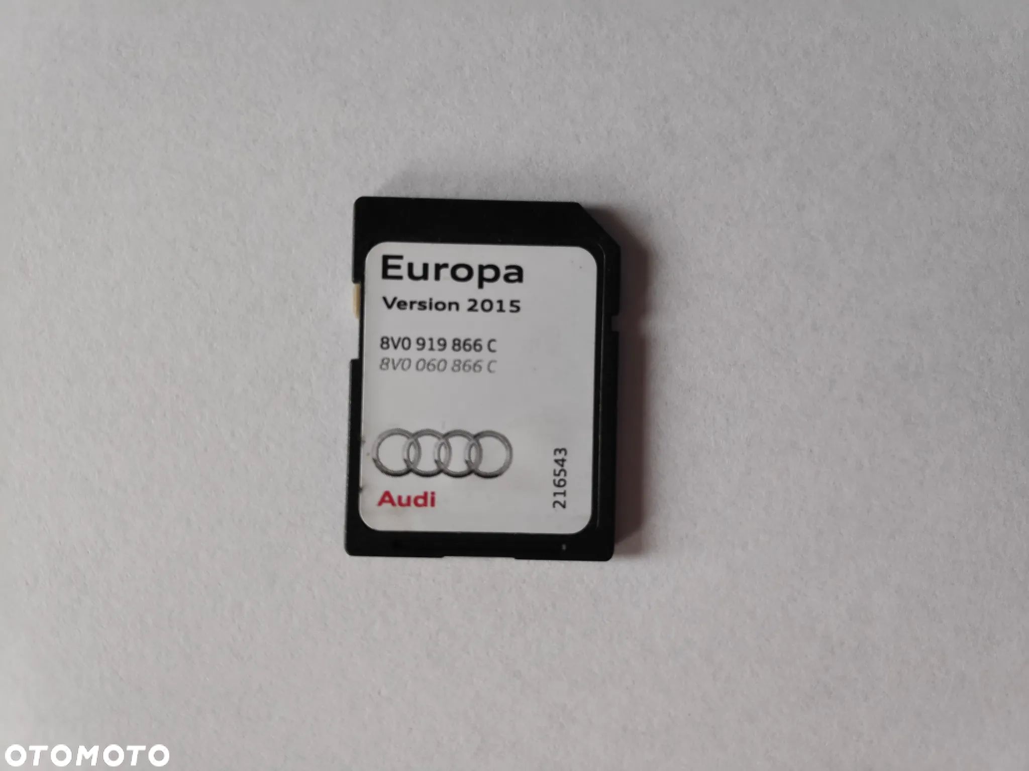 MAPY NAWIGACJI AUDI 2015 8V0919866C - 1