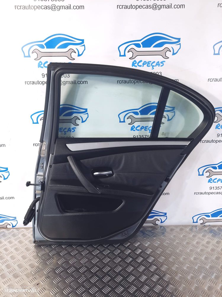 PORTA PORTAS TRASEIRA TRÁS DIREITA 41527202342 7202342 BMW SERIE 5 E60 SEDAN CARRO FECHO ELEVADOR MOTOR PUXADOR VIDRO - 2