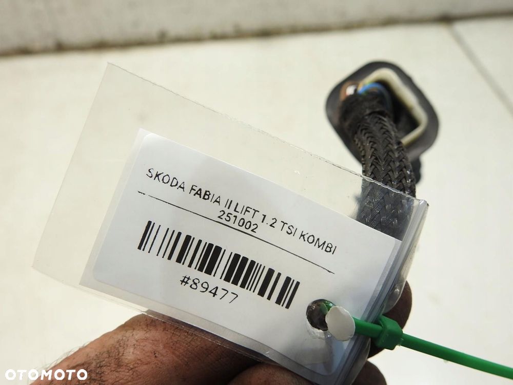 WIĄZKA DRZWI LEWY TYŁ SKODA FABIA II KOMBI 5J6971161AS - 4