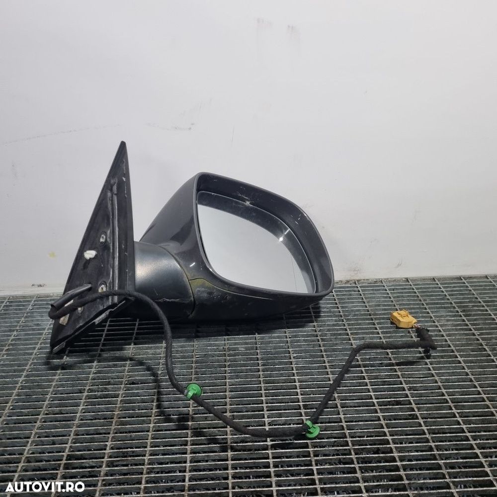 Oglinda dreapta Volkswagen Touareg 7L facelift 2007 - 2011 4 Usi GREY LR7M (1417) Cu ... - 3