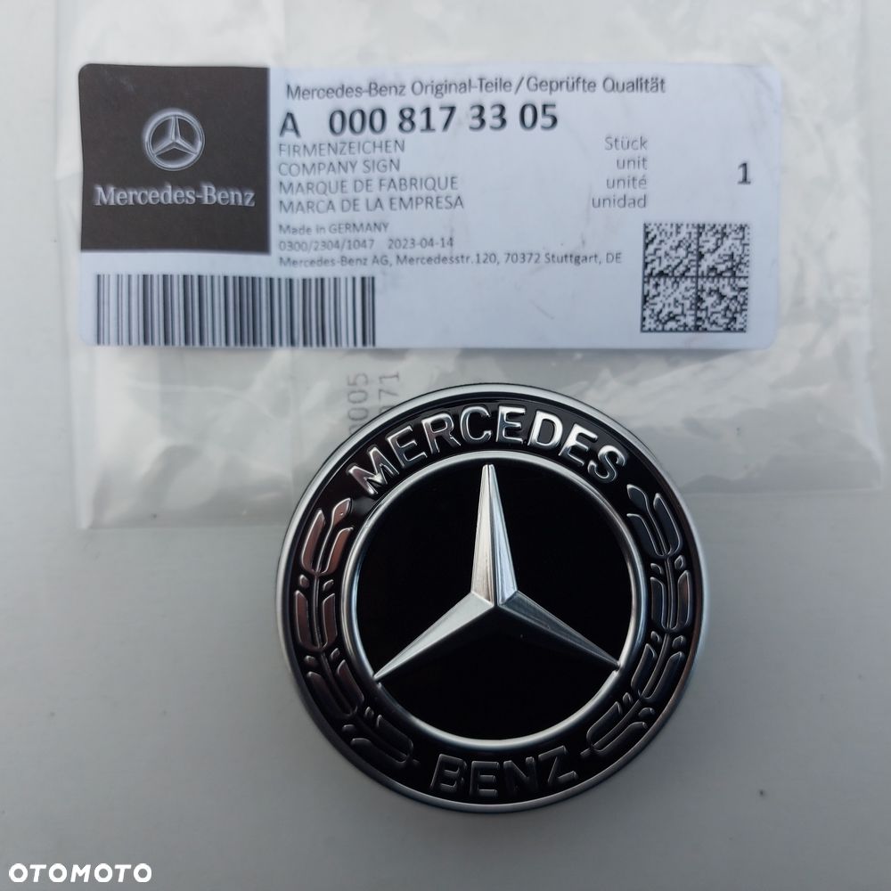 EMBLEMAT ZNACZEK GWIAZDA NA MASKE MERCEDES C W205 E W213 W238 ORYGINAL NOWY 0008173305 - 21