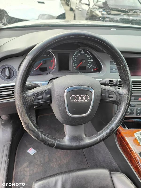 AUDI A6 C6 05r KIEROWNICA SKÓRA TRZYRAMIENNA - 1