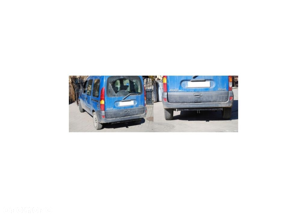 Hak Holowniczy + Kula+Wiązka Uniwersalna + Gniazdo el. Bez cięcia zderzaka Renault Kangoo 1 I 96-08 - 12