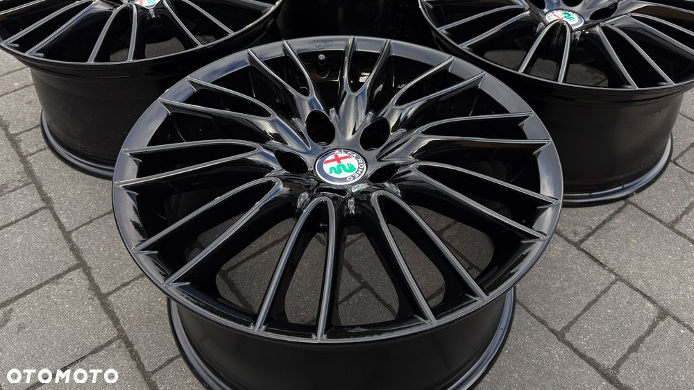 Alufelgi r17 Alfa Romeo 5x110 ET41 7.5J Koła felgi black brera 159 giulietta - 8