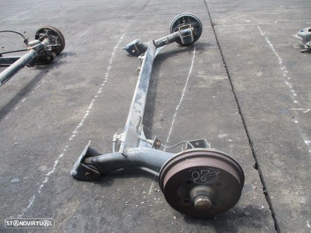 Eixo Eix620 VW POLO 2 COUPE 1992 1.0 45CV 3P PRETO TRAS CUBOS COMPLETO - 2