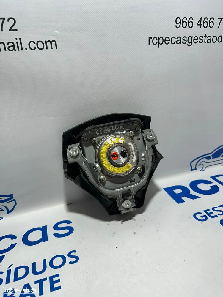 .Airbag Volante Condutor Original Toyota Corolla E12 Verso 451000F010 2004 - 2010 - 5