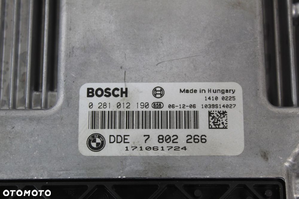 ZESTAW STARTOWY KOMPUTER CAS BMW E60 2.5D M57N - 3