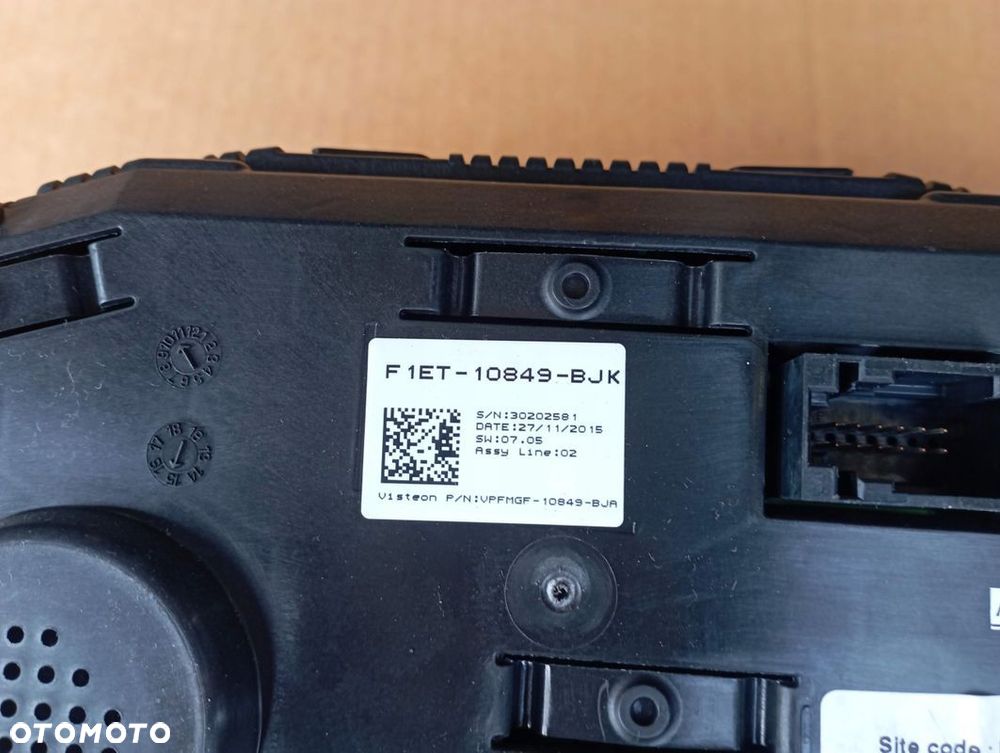 FORD C-MAX CMAX II 2 LICZNIK PRĘDKOŚCIOMIERZ ZEGARY EUROPA F1ET10849BJK - 3