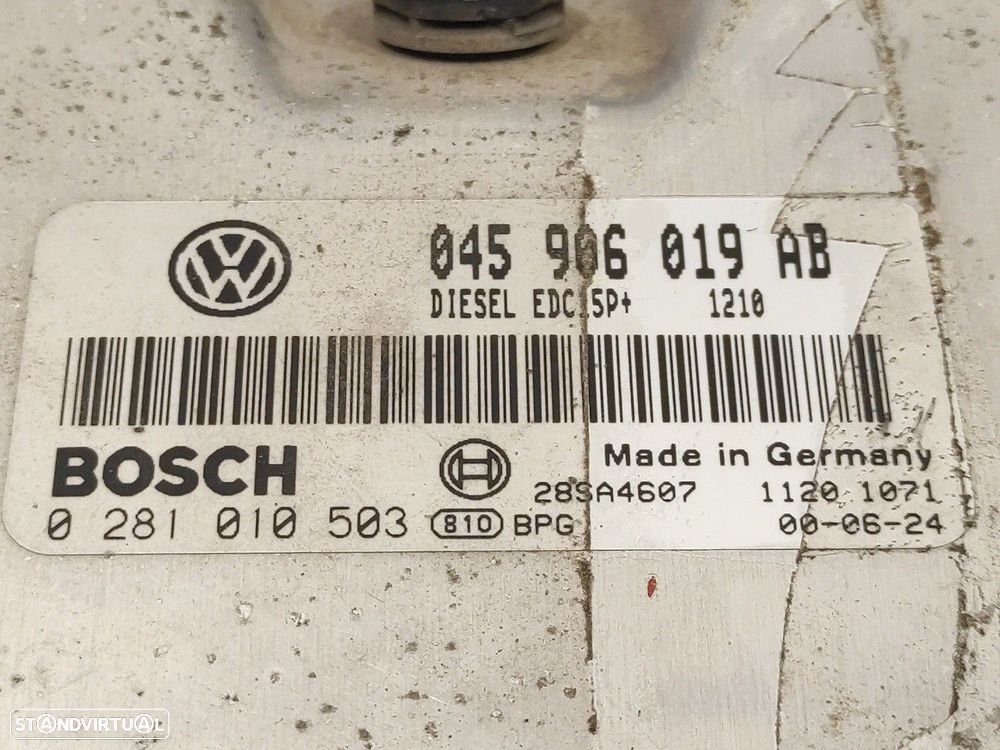 CENTRALINA MOTOR UCE VOLKSWAGEN POLO 2000 -045906019AB - 7