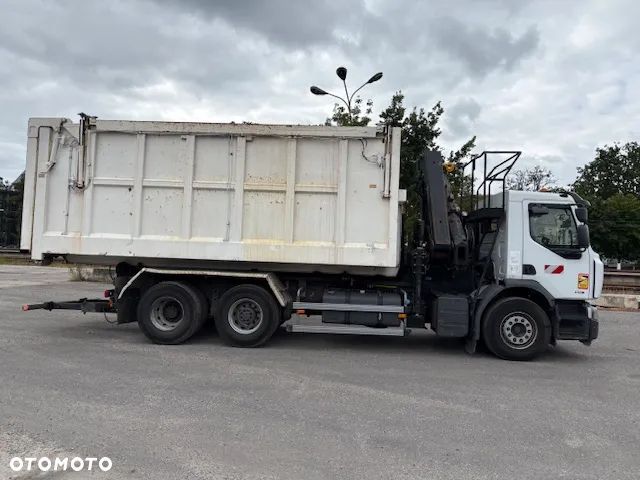 Renault Premium Lander 430 HIAB Hakowiec XP20 + HDS X-HIDUO 188 E-5 + kontener - 12