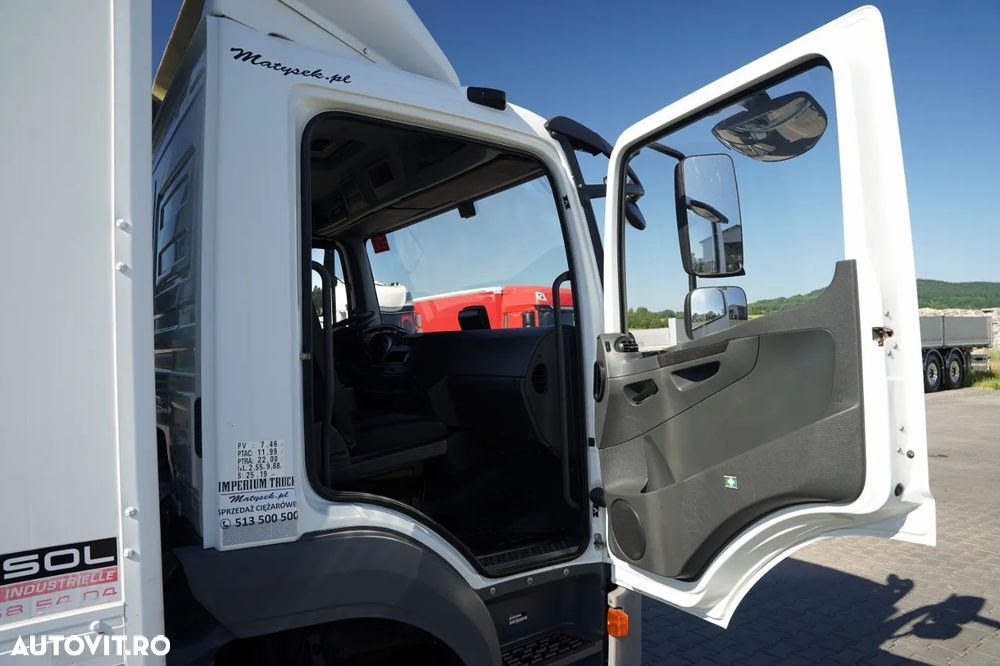 Mercedes-Benz ATEGO 1221 / 4X2 / CONTAINER / DHOLLANDIA LIFT - 1.500 KG / AUTOMAT / EURO 6 - 37