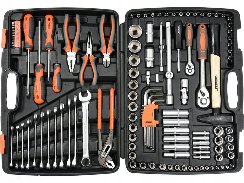 ZESTAW NARZĘDZIOWY KLUCZE NASADOWE 1/2 1/4" 122EL PŁASKIE TORX STH 58690 - 2