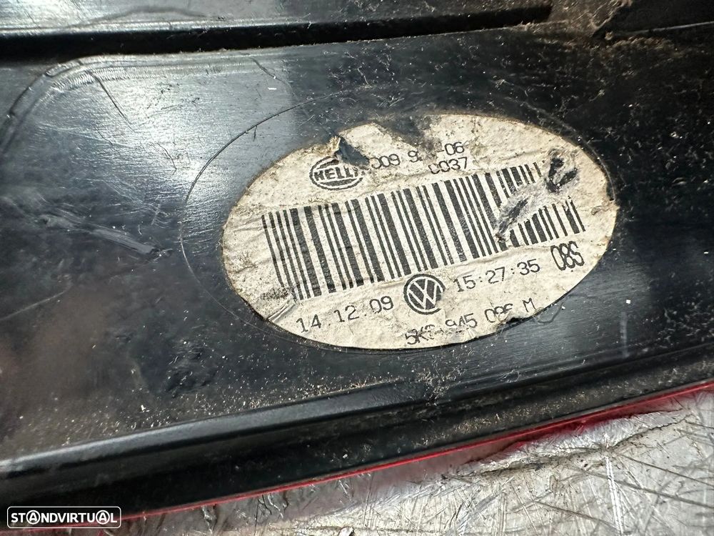 .Conjunto Farolins Tras Traseiro Esquerdo Direito Original Volkswagen VW Golf 6 Mk6 5k0945096M 5k0945095F 2008 - 2013 - 13