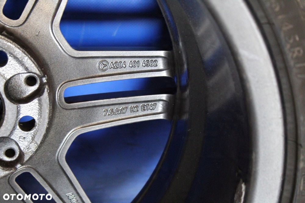 FELGI ALUMINIOWE AMG 17" MERCEDES W204 KOMPLET A2044014602 - 16