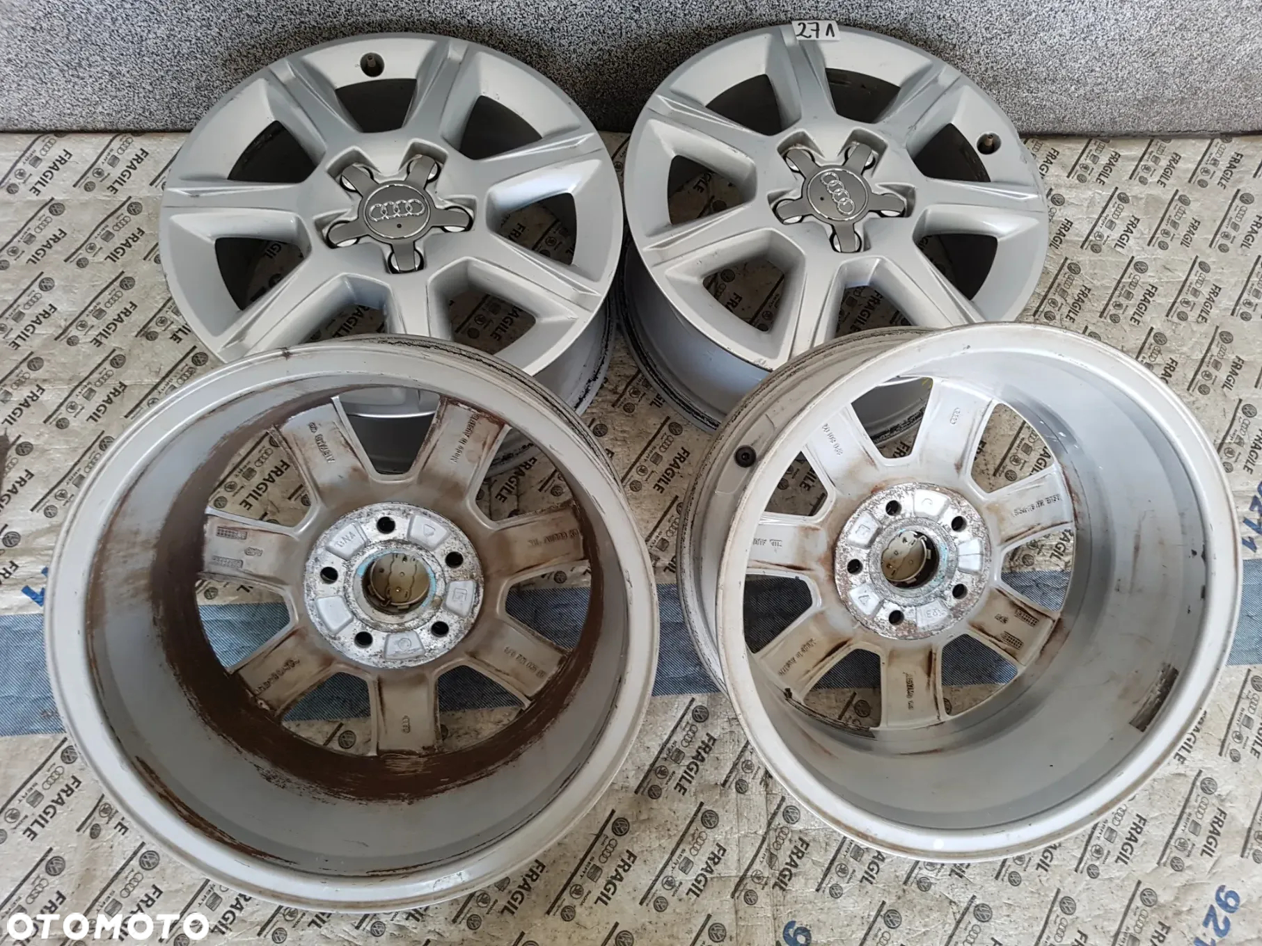 FELGI ALU ORYGINAŁ AUDI A3 A4 A6  5X112 6.5JX16 ET50 - 13