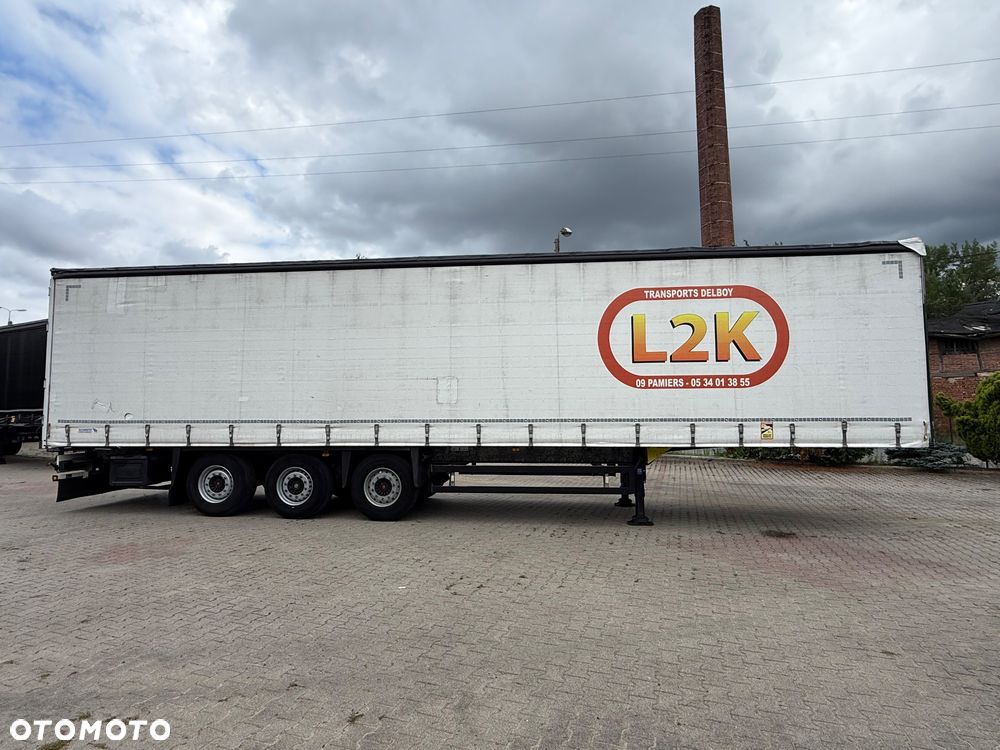 Schmitz Cargobull Firanka* Standart MULDA* SAF* OŚ PODNOSZONA* RAMA JAK NOWA* MAŁY PRZEBIEG 445TYS KM* KOSZ NA 2 KOŁA* Z Francji - 4