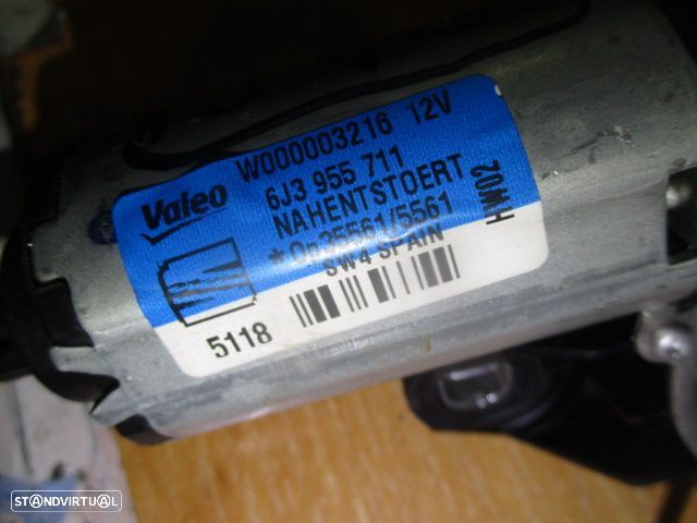 Motor Limpa Vidros Tras 6J3955711 SEAT IBIZA 2009 SEAT IBIZA 6J 2011 1.6TDI 90Cv 3P Preto - 2