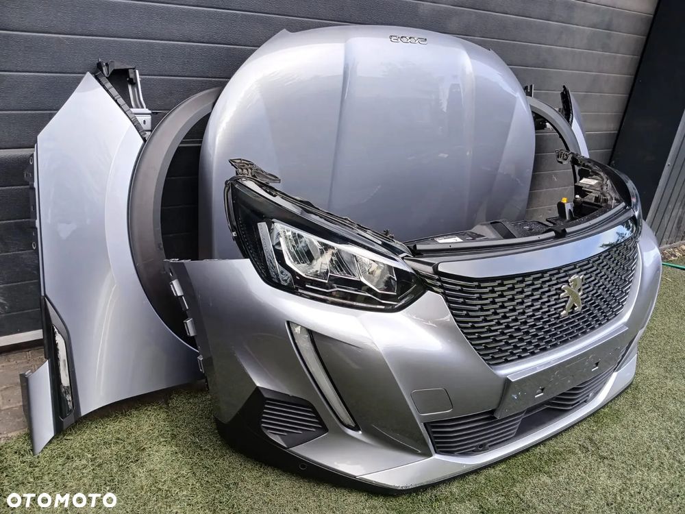 Maska błotniki reflektory przód Peugeot 2008 II kolor KCA demontaż - 6