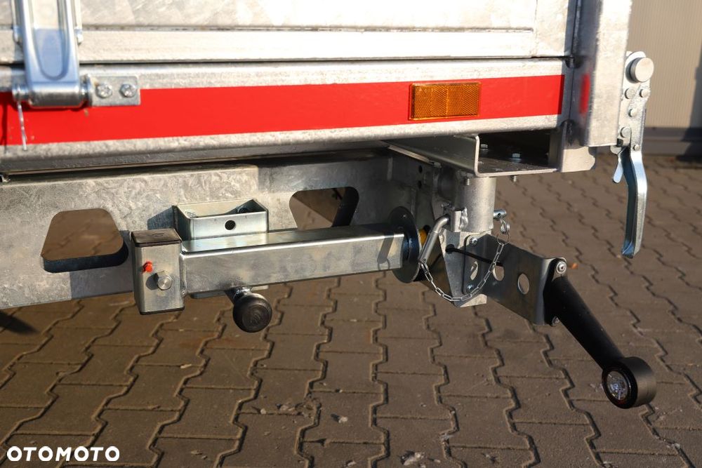 TEMARED /MARTZ TIPPER 4020/3 C S 3,5T 405x197x40 cm , DMC 3500 kg, 3 osie, Koła 195R13C, Burty stalowe - 13