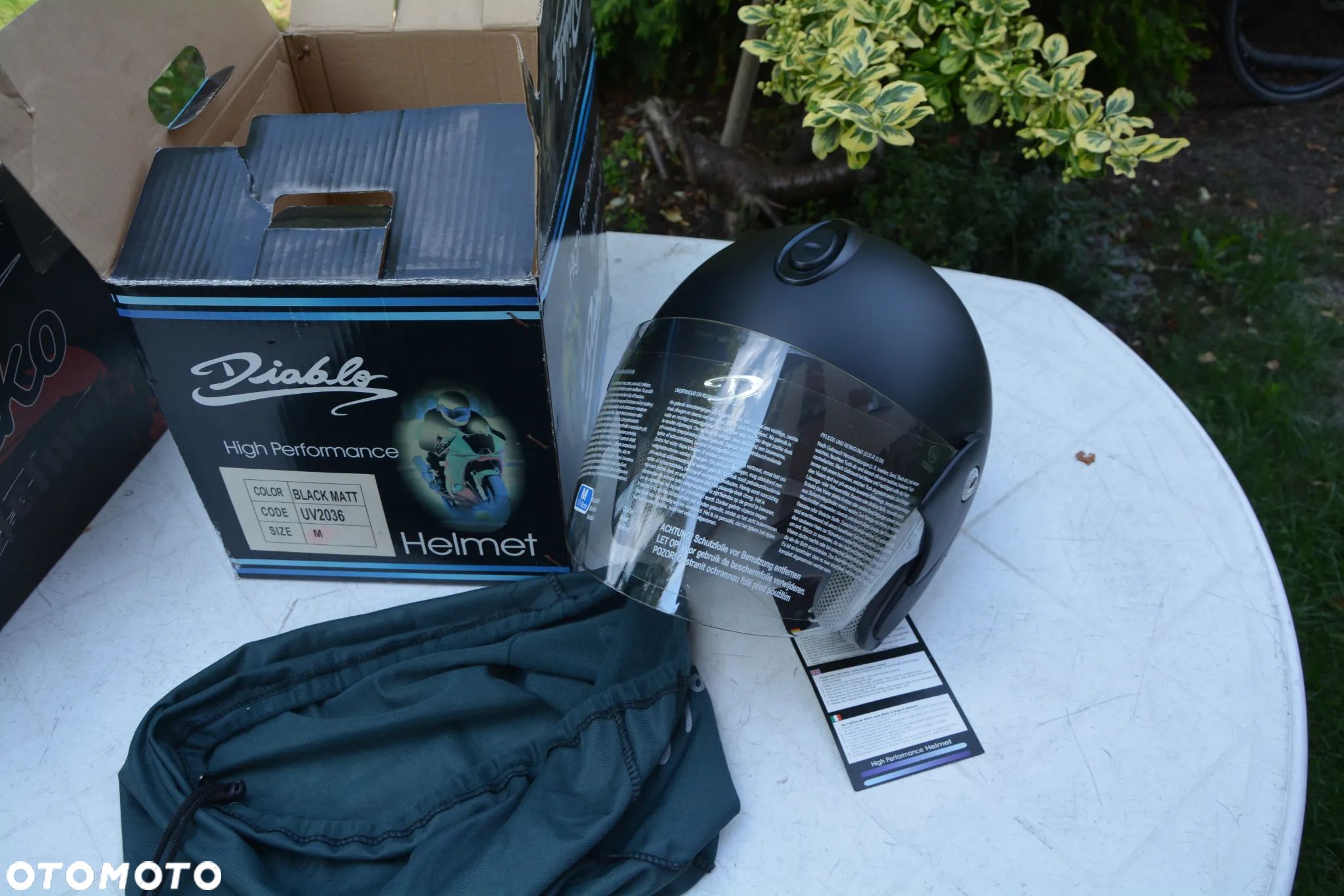 Kask Firmy Diablo rozmiar M  nowy - 1