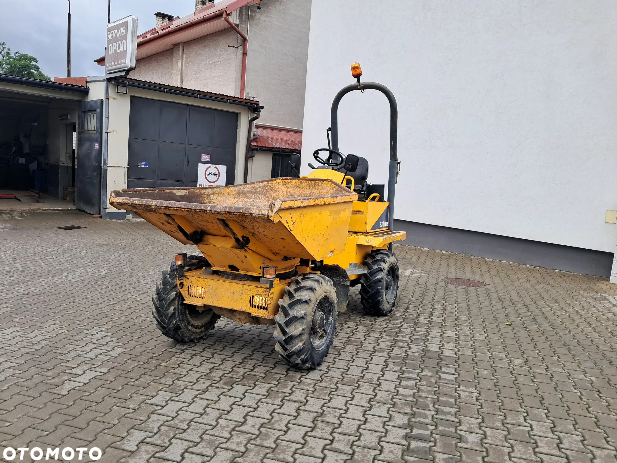 Thwaites Wozidło budowlane obrotowe (kiper + obrót) wywrotka ładowność 3 t tony nowe opony przód * 33KM * światła * prod. 2016* sprawne * 1345 MTH * silnik Yanmar - 5