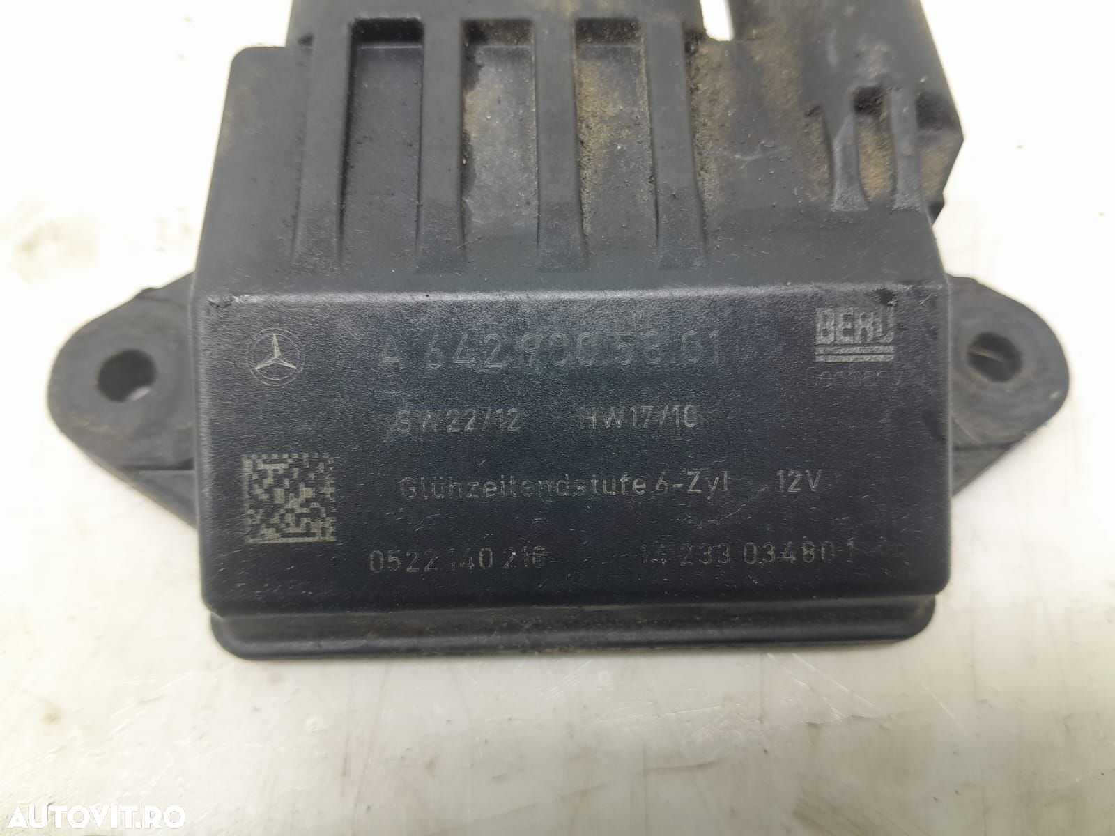 Releu bujii incandescente 3.0 cdi OM 642 a6429005801 Jeep Commander 1 - 3