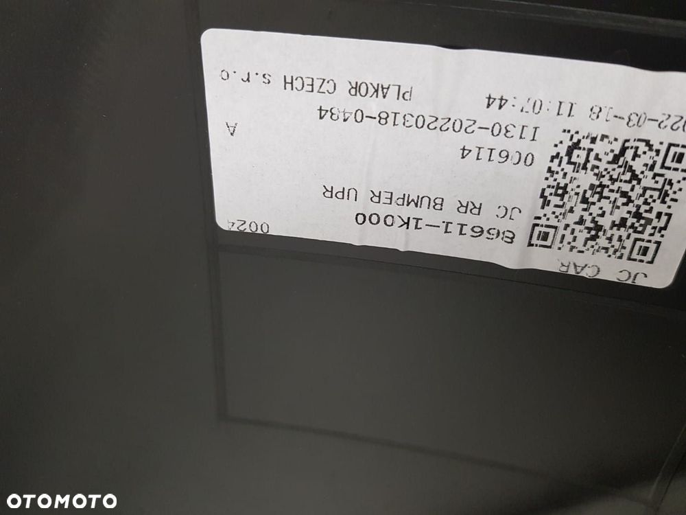 FABRYCZNIE NOWY ORYGINALNY ZDERZAK TYLNY TYL HYUNDAI IX20 IX 20 10-15 86611-1K000 - 9
